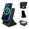 15W Wireless Charging Stand Automatic Power Off Multiple Protection Vertical Wireless Charger for Mobile Phone