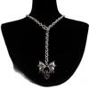 Jun'an Gothic Bat and O-Ring Pendant with Non-Slip Chain