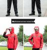 Men's and Women's Reflective Waterproof Raincoat and Pants Set for Riding and Takeaway