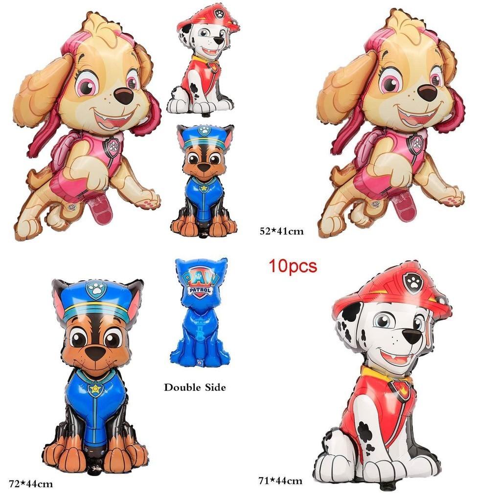 Lebhaftes Paw-Ballon-Set mit Marshall, Chase und Skye für unvergessliche Geburtstagsfeiern