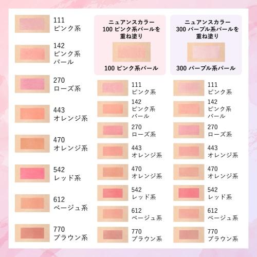 Chifure Powder Cheek Nuance Color 300 Purple Pearl