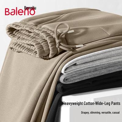 Baleno Herren Schwergewicht Weitbein Freizeithose