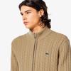 Lacoste Men's Cable Zip-Up Cardigan AH402E-55N02S