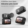 For DJI Osmo Nano Action Camera Lens Protective Cover Camera Lens Silicone Cap Dust-proof Lens Cover For DJI Action Osmo Nano