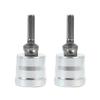 Car Jack Adapter Ball Steel Trailer Jack Drill Adapter Joint Impact Socket Wrench Tool Electric Conversion for RV Camper Boat