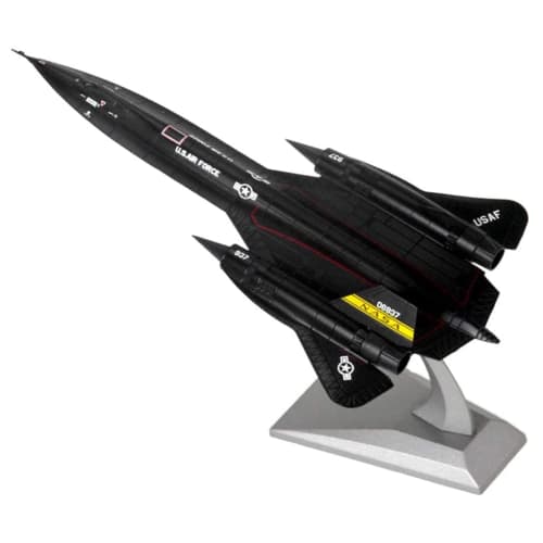 Vrttlkkfe 1/144 Diecast A-71A Blackbird Reconnaissance Airplane Model, Perfect for Kids, Adults, Home, and Office Decor