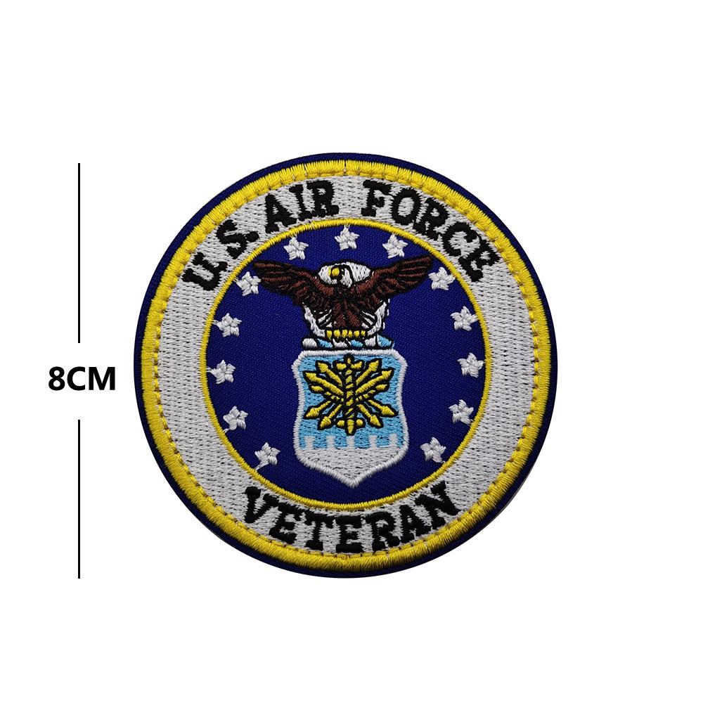 U.S. Army and Navy Tactical Velcro Embroidered Badge