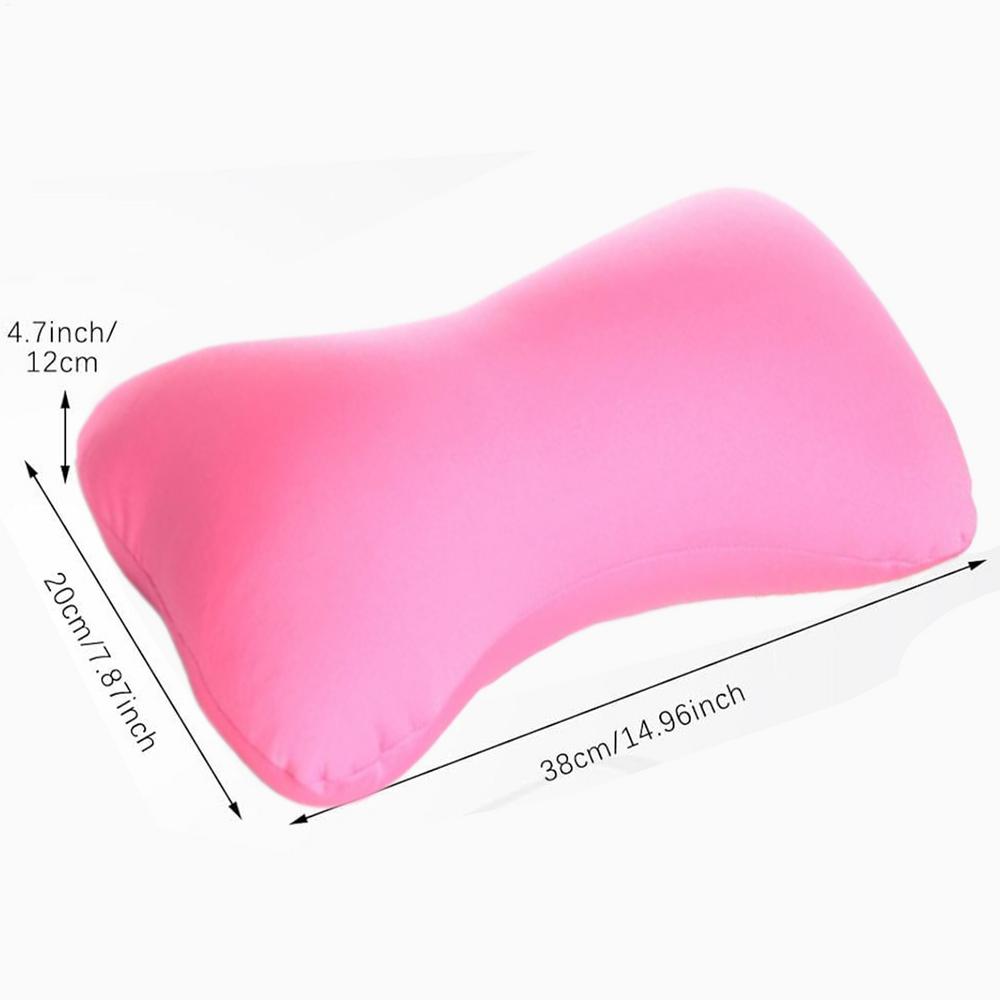 Bead Pillow Cervical Pillow Portable Support Headrest Cushion for Camping Road Trip Traveling Airplane Car Bed Flight 2340₽