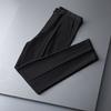 Autumn men's casual pants nine-point small trousers elastic slim-fitting small straight trousers men's and young men's business trousers