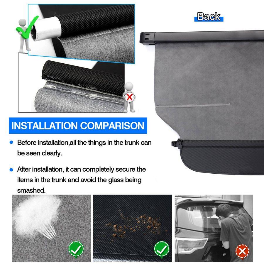 Cargo Cover for 20122016 Honda CRV Trunk Cover Retractable Trunk Shielding Shade Cargo for 20122016 CRV Accessories Luggage Cove