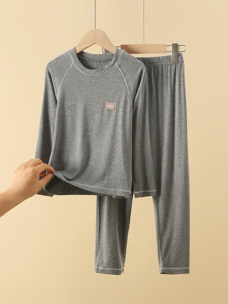 Pijama de Modal para Niños - Conjunto Ligero de Ropa para el Hogar para Niños Primavera/Otoño