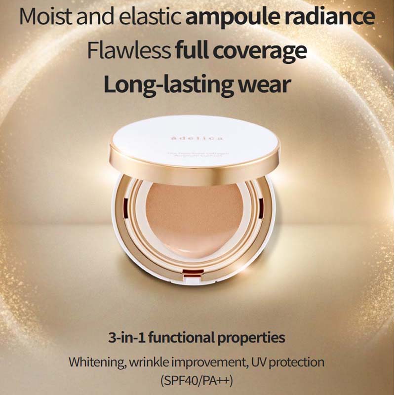 Atomy Adelica The New Gold Collagen Ampoule Cushion 14g X 2EA  BB Cushion