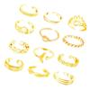 Heart Fashion Jewelry Star Korean Style Toe Ring Open Ring Vintage Foot Ring Set Women Toe Ring