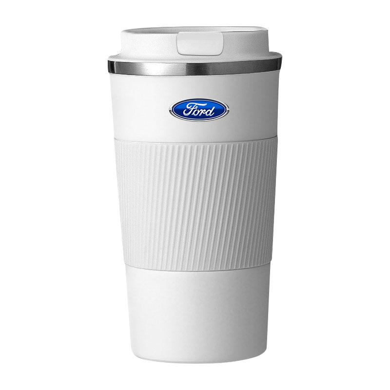 500ML Stainless Steel Coffee Thermos Bottle Thermal Mug Leakproof For Ford Mustang F10 Zapatillas Miniatura Gt Shelby 2005 2015 Mujer 2012 Kuga