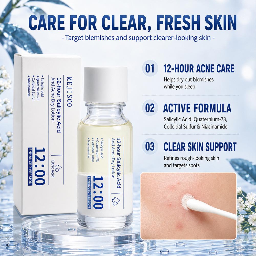 12/24 Stunden Salicylsäure Pickelentfernungs-Lotion - Akneentfernende Hautpflege