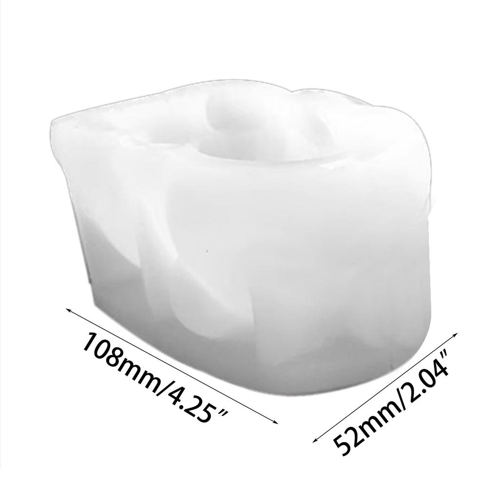 Všestranné pečicí formy Silikonová forma na čokoládu Tvar spící pandy Kuchyňské náčiní Pečicí doplňky pro zdobení dortů