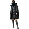 ELLE Paris Series French Fashion Design Long 90 Goose Down Casual Loose Solid Color Thick Long Sleeve Hooded Puffer Jacket Women Outerwear EY49609