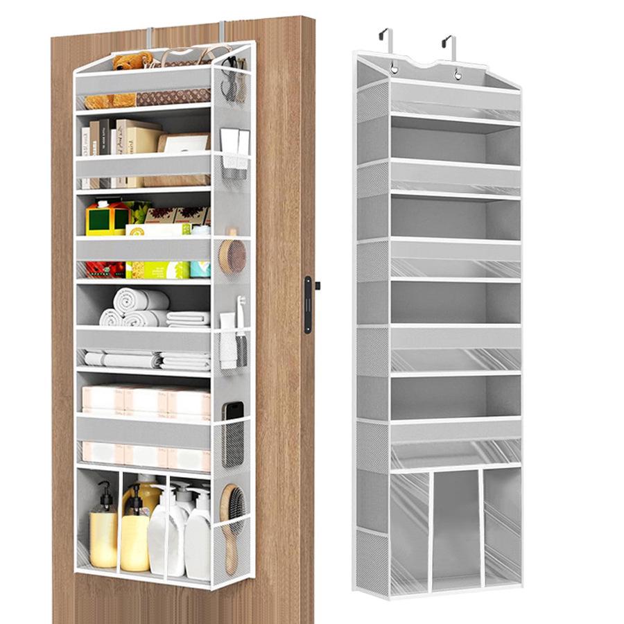 Wall-Mounted Multi-Layer Foldable Shoe and Sundry Storage Bag