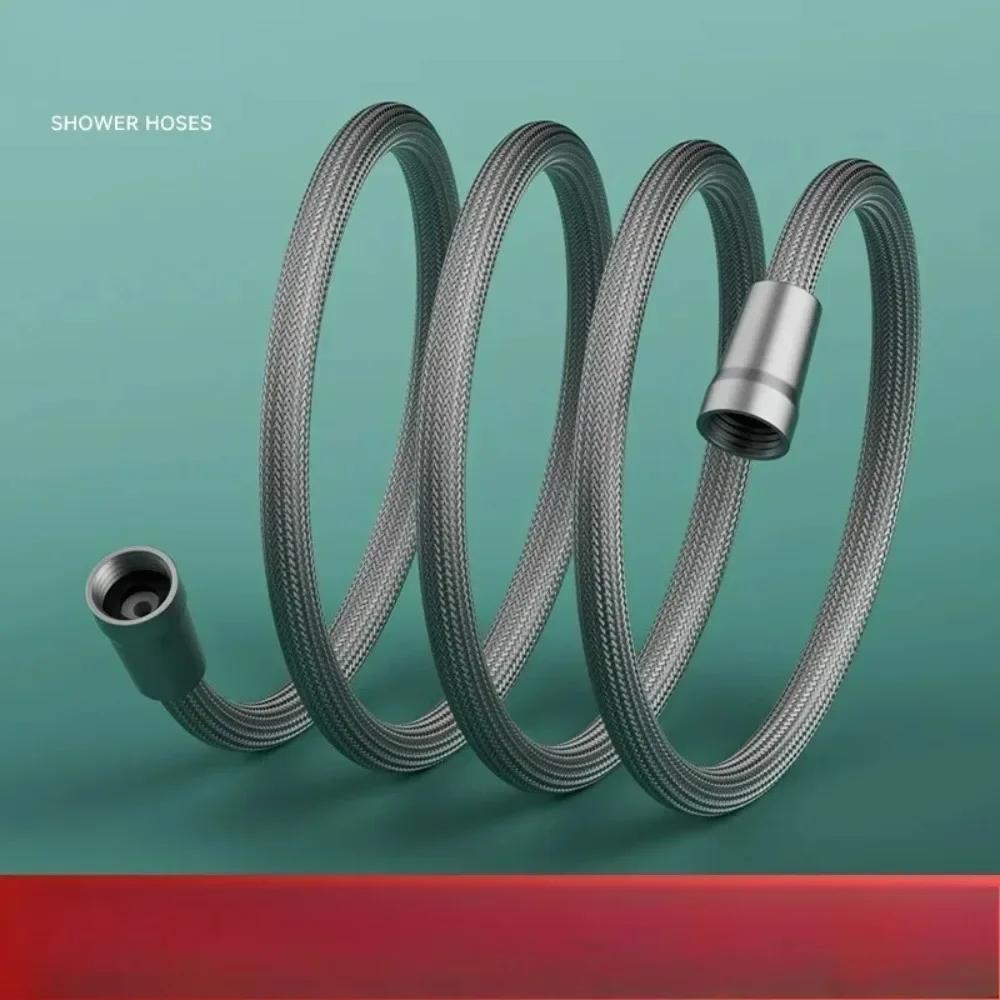 High Quality 1.5m/ 2m G1/2 Inch Flexible Shower Head Pipe Tool Bathroom Shower Accessories Shower Hose Bathroom Pipe Water Head