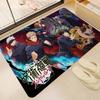 Anime Jujutsu Kaisen Bathroom Mat Anti-slip Absorb Water Long Strip Cushion Bedroon Mat Welcome Doormat