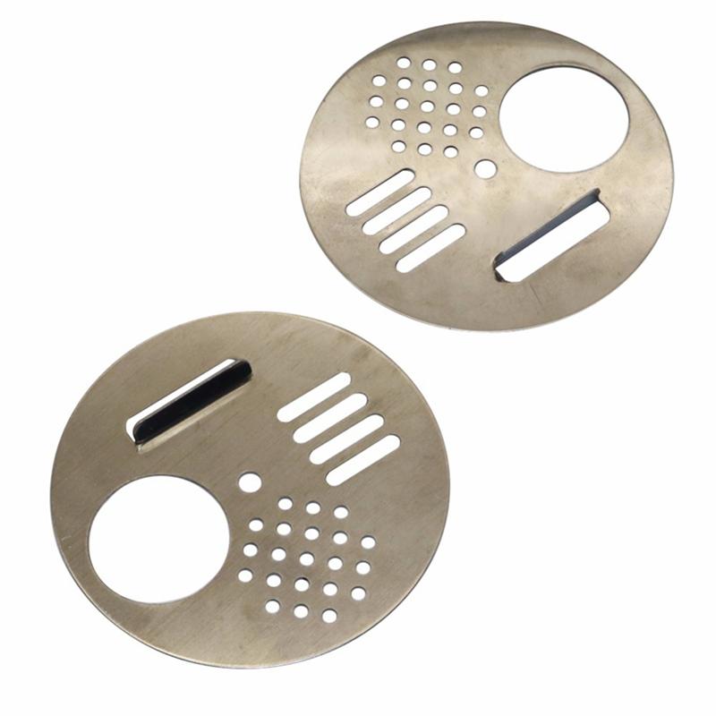A84X-40PCS Beekeeping Tools Bee Hive Vent Nest Door Cage Stainless Steel Round Hive Hole Entrance Disc Beehives Equipment