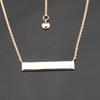 White Diamond Necklace 925 Sterling Silver Rhodium Gold & Rose Gold Jewelry