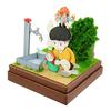Sankei Studio Ghibli Mini Ponyo on the Cliff by the Sea: Sosuke, Ponyo, and Fujimoto Non-Scale Paper Craft MP07-38
