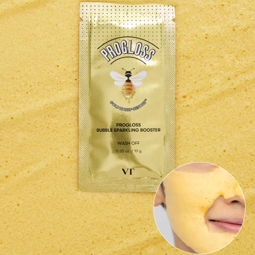 VT DAISO Sparkling Booster 10g X 4ea (Super Hyalon Bubble, Cica Bubble, Progloss Bubble)