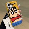 Dessin animé Mignon Ventre Shin-chan pour Coque de Téléphone Portable IPhone 13 pour Apple pour IPhone14pm pour Apple 13pm Coque de Téléphone Portable