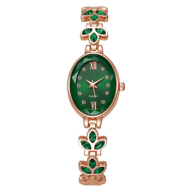 New Arrival Fashion Leaf Design Ladies Wristwatches Top Brand Women's Quartz Watch Bracelet Style Elegant Clock Gift for Women