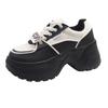 Popular high-end versatile little white shoes heightened thick baseplate shoes women's 2025 new winter leisure sports muffin shoes