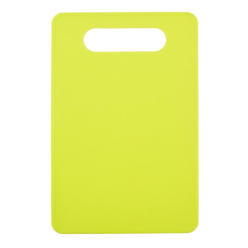 Square PP Plastic Double-Sided Cutting Board - Multi-Purpose for Food and Salad Prep, Household Use.