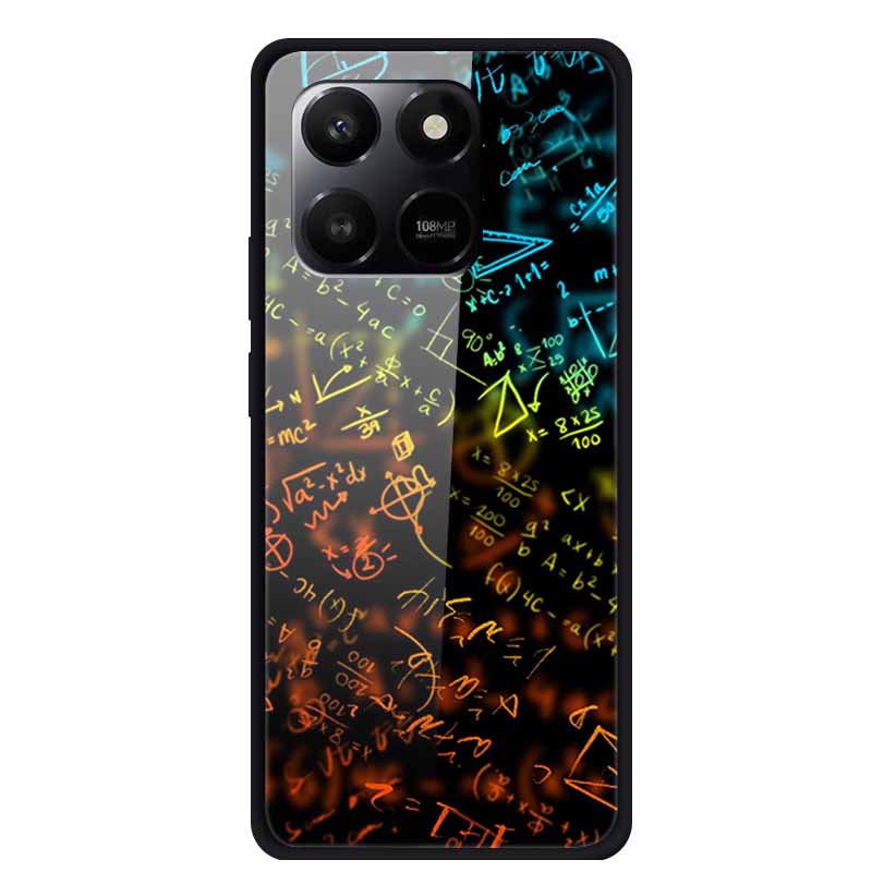 Phone Case For Honor 400 Smart Play 10T Case Luxury Cartoon Tempered Glass Hard Back Cover For Honor X7d Case Coque Funda Shell