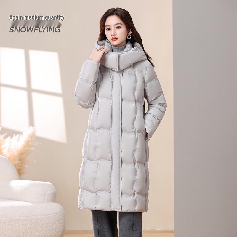 

SNOWFLYING Mid-Length Collarless Duck Down Jacket X2501425544F 3XL