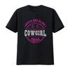 Womens Boots Bling It S a Cowgirl Thing Western Unique T Shirt for Women Soft and Breathable Casual Vintage Washed Streetwear