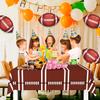 Football Tablecloth 2 Pack Football Party Decorations Party Tablecloths, Football Birthday Party for Tailgate Party Superbowl Decorations