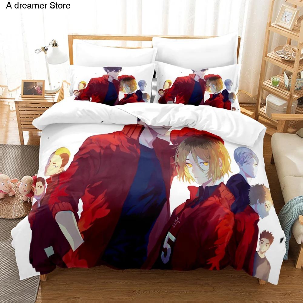 Haikyu Sängkläder Set Japan Berömd Anime Täcke Påslakan Quilt Och Örngott Sänglinne Sovrum Sängkläder Dropshipping Gåva