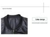 Men's Trendy PU Leather Jacket: Baseball Collar, Plus Size, Autumn/Winter, Dad Style