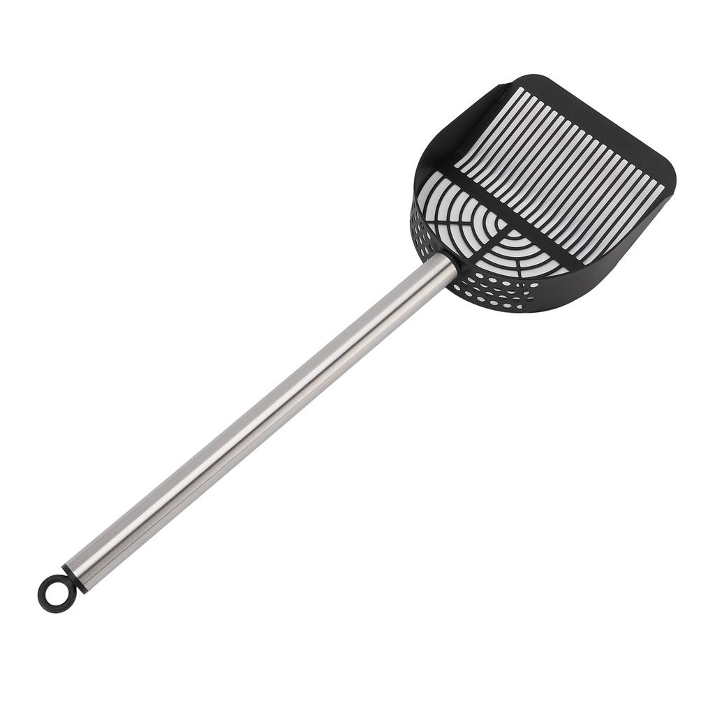 Cat Litter Scoop Stainless Steel Handle Half Round Shovel Pet Sand Sifter Poop Scooper for Beaches Pet Cat Litter Boxes