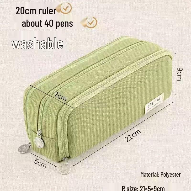 Ankou Spacious Multifunction Pencil Case - Japanese Korean Style for Students