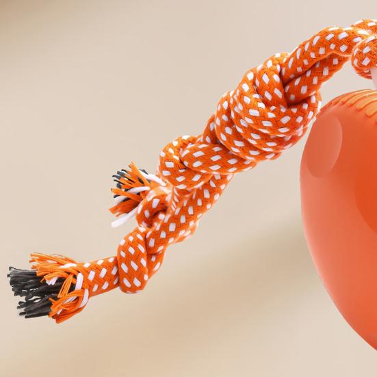 Turlająca się zabawka dla psa 2 ustawienia prędkości Automatycznie turlająca się zabawka dla zwierząt domowych Elektryczna interaktywna zabawka dla psa Piłka ze sznurkiem dla małych średnich psów kotów Zabawa Ulga w nudzie