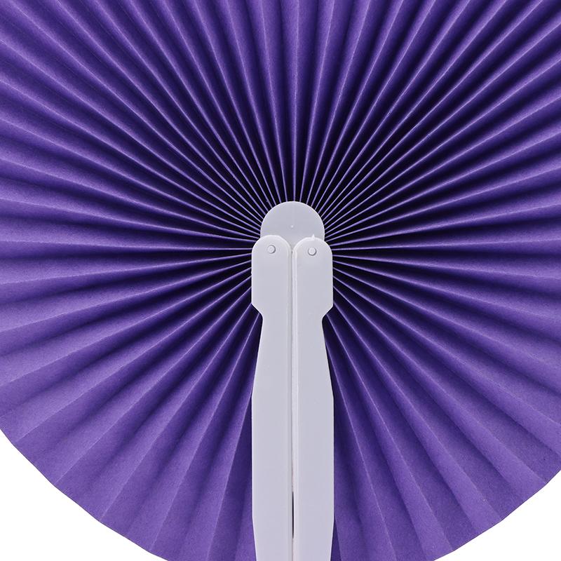 1Pc Wedding Heart-Shaped Paper Folding Fan For Birthday Party Souvenirs Anniversary Engagement Baby Baptisms Guest Gifts