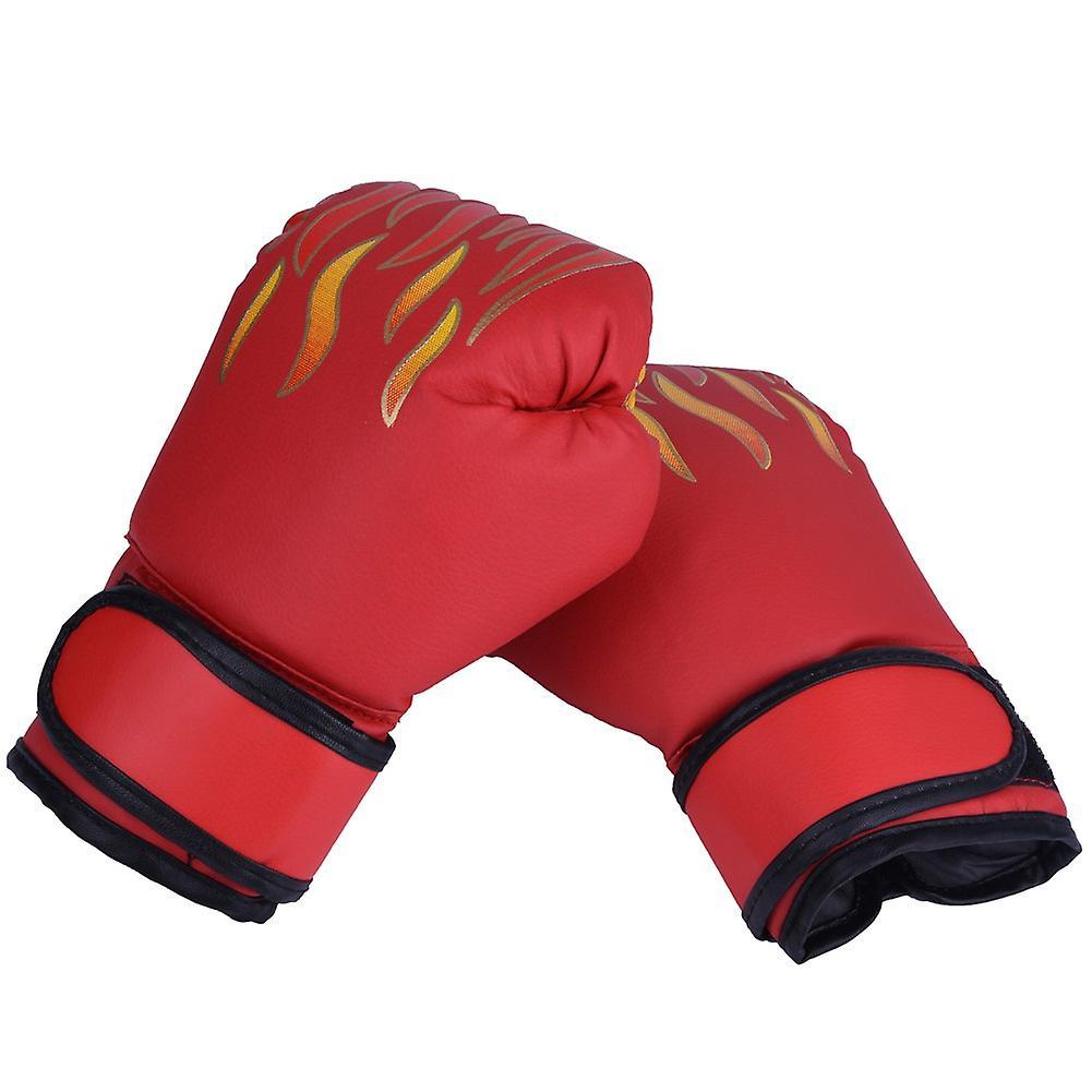 Verdant Touch Kinder Ringen Handschuhe Kinder Boxen Kampfhandschuhe, Rote Sandsack Boxhandschuhe für Kinder Schlagen, Sparring, Kickboxen, Muay Thai,