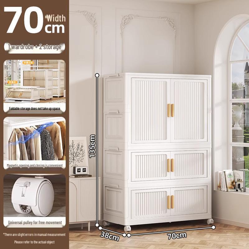 Younai Hängender Kleiderschrank für Kinder: Kleiderschrank für Babykleidung für das Schlafzimmer