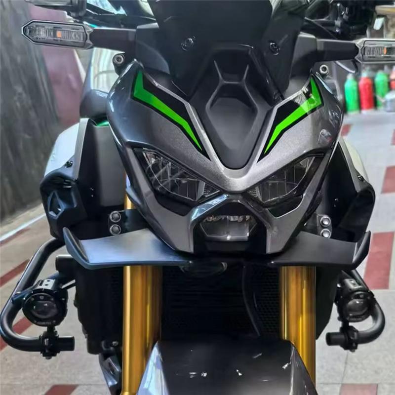 A16P-Motorcycle Front Spoiler Wind Wing Cover For Kawasaki Z900 Z900SE 2025 Aerodynamic Front Lip Winglets Fairing