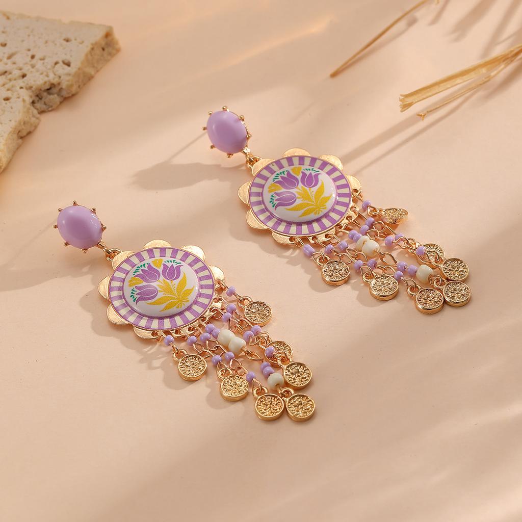 Kadın Takıları İçin Moda Sallantılı Küpeler
