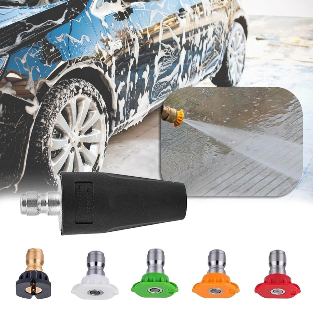 360 Rotating Car Pressure Washer Accessory Turbo Nozzles 3600PSI Sprayer Rotray Pivoting Coupler Jet Sprayer For Quick Connector