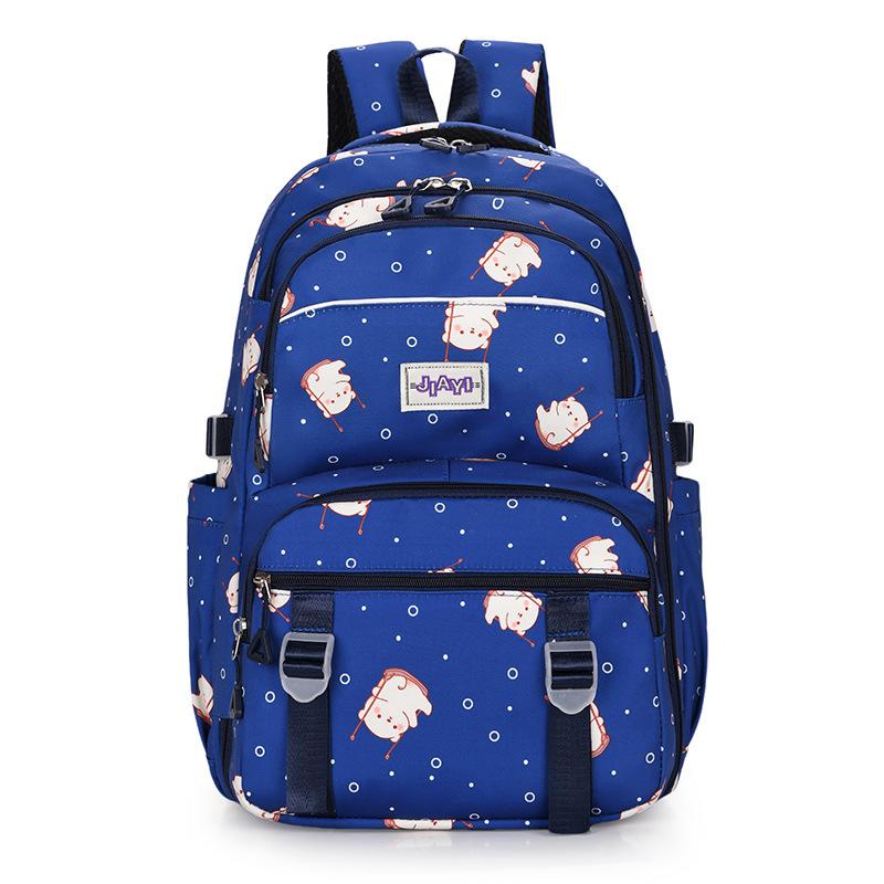 Women's Print Backpack Girls Large Capacity Backpack Cartoon Student Schoolbag
