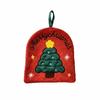 Coral Fleece Christmas Hand Towels Quick-drying Cleaning Dishcloths  Xmas Decor