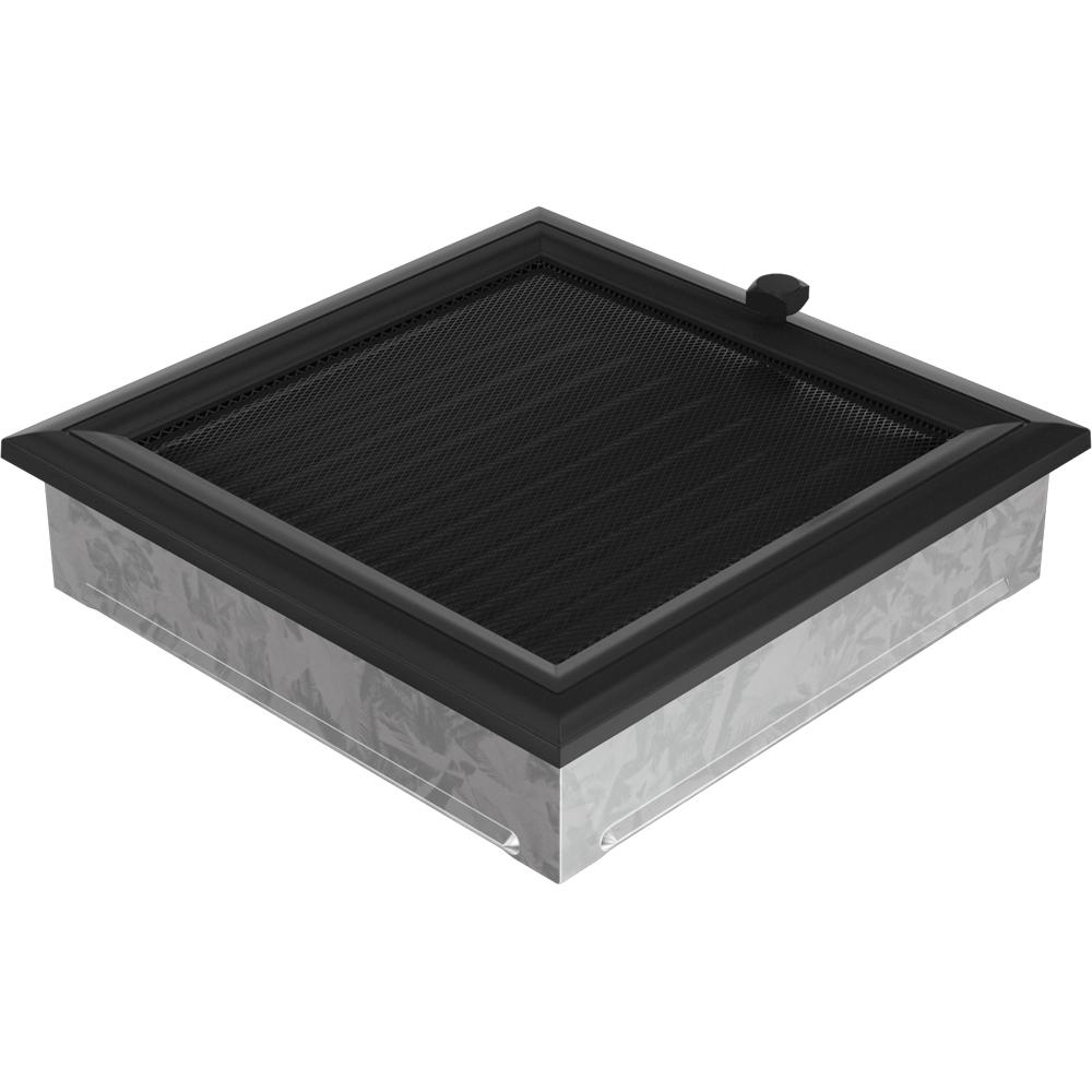Vent Cover Oskar 22x22 černý se žaluziemi